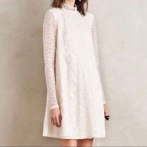 Anthropologie HD in Paris Cream Dress